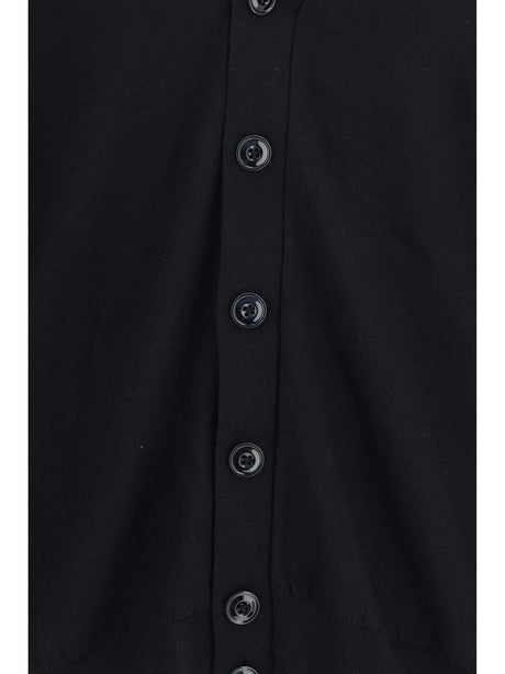 Lemaire Merino wool blend Cardigan - Black