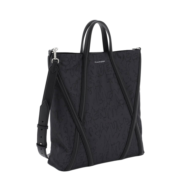 Harness Calf Leather Tote - Black
