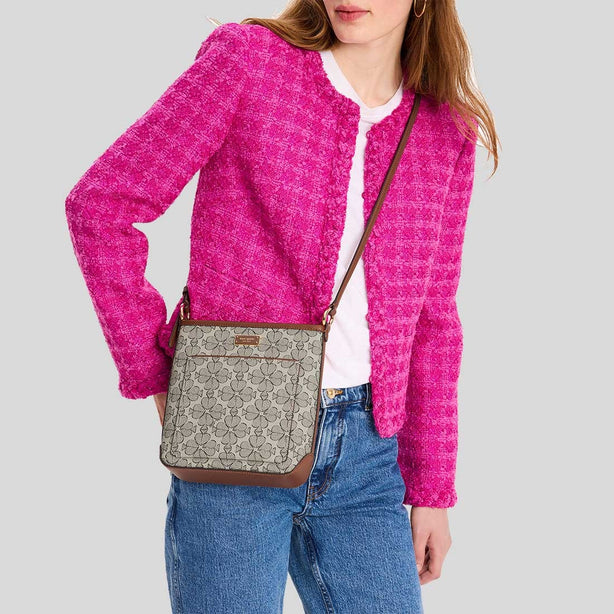 KATE SPADE Spade Flower Small Swingpack Brown Multi RS-KI742