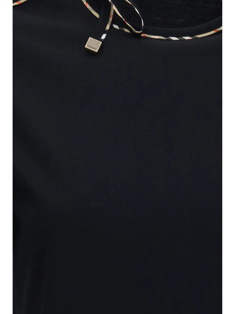 Burberry T-shirt with cut-out detail - Black