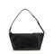 Small Calf Leather Pouch - Black