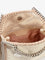 Stella Mccartney Falabella Tiny Shiny Shaggy Deer crossbody bag - Shellpink