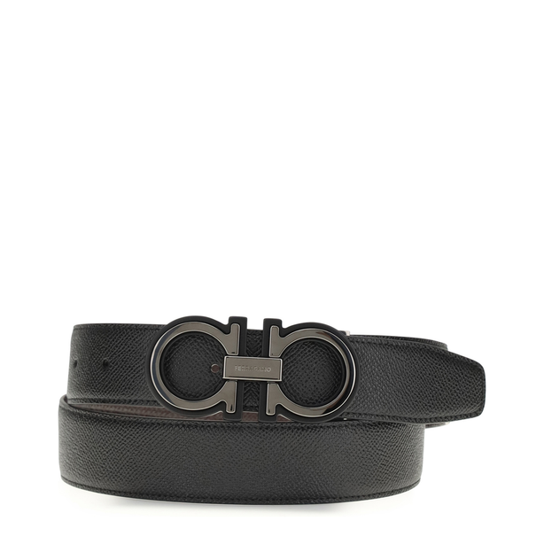 Reversible Adjustable Gancini Belt