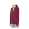 Extra Fine Wool Polo Top in Rosso Ancora Red
