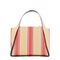 Barbes Small Lambskin Tote - Candy Pink/Black/White