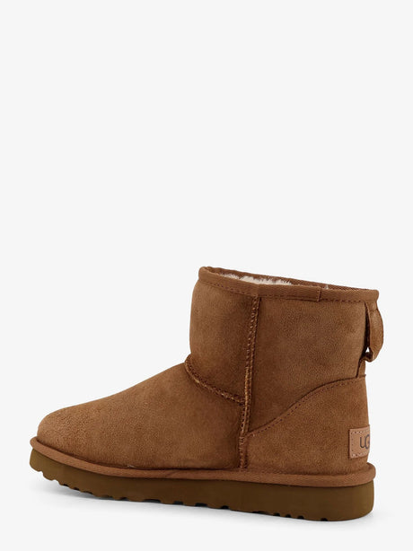 Ugg Classic Mini II Suede Ankle Boots - Chestnut