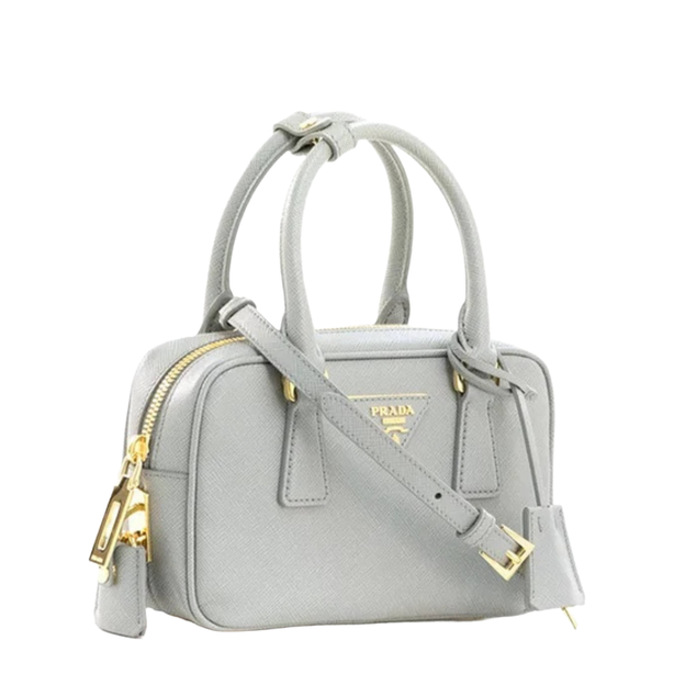 Bauletto Small Calf Leather Handbag - Powder Blue