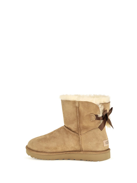 Ugg Mini Bailey Bow II Boots - Chestnut