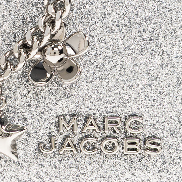 Marc Jacobs The Coated Glitter Coin Purse Bag Charm - Silver 2R5SCH010S02