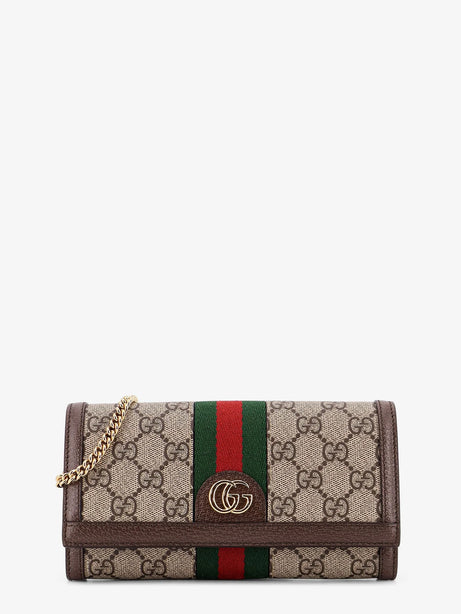 Gucci Ophidia GG Supreme Fabric and leather crossbody bag - Beige