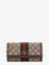 Gucci Ophidia GG Supreme Fabric and leather crossbody bag - Beige