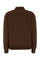 Brown Silk Blend Polo Shirt