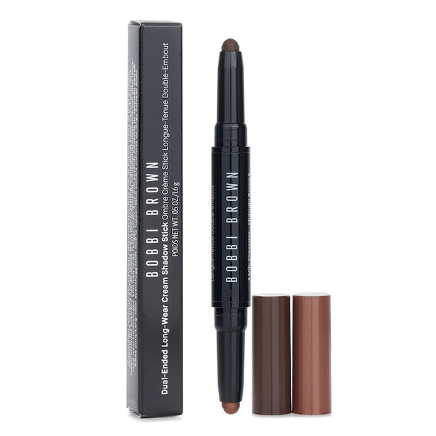 Dual-ended Long-wear Cream Shadow Stick - # Milk Chocolate/ Midnight Brown - 1.6g