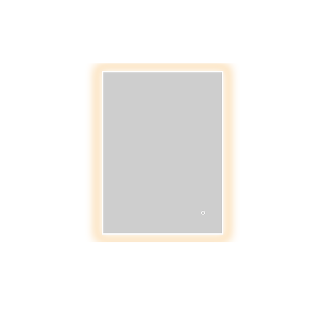 50x70CM FRAMELESS LED MIRROR