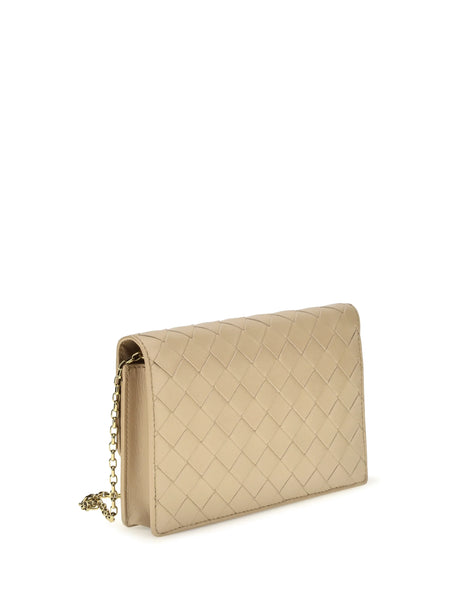 Bottega Veneta Andiamo Pouch on Chain - Shore-Muse Brass