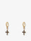 Dolce & Gabbana Brass earrings with rhinestones - Oro