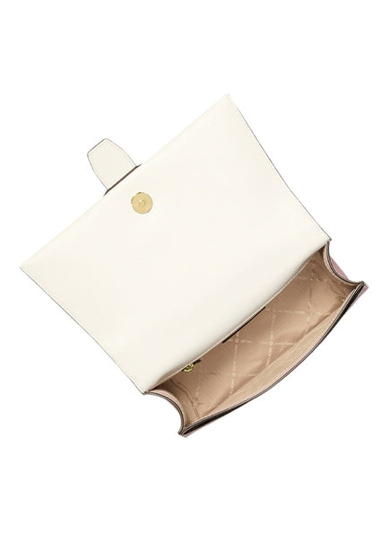 Michael Kors Greenwich Medium Signature Logo Satchel - Powder Blush