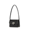 Rockstud Leather Shoulder Bag - Black
