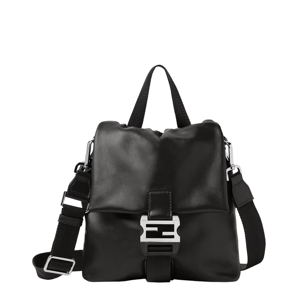 Flux Calfskin Crossbody - Black
