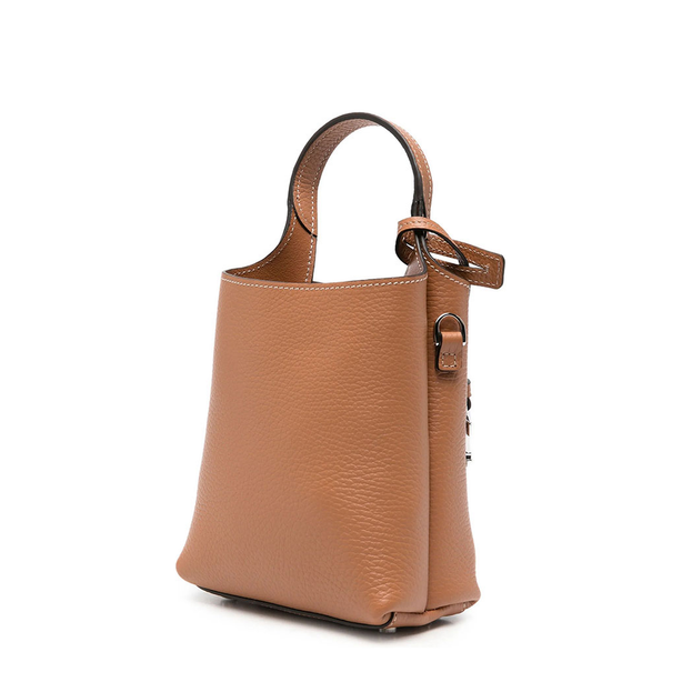 T Timeless Micro Calfskin Handbag - Kenia Scuro