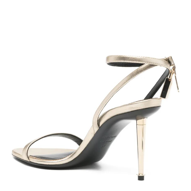 Tom Ford Ankle-Strap Padlock 90 Mid Heel Sandals