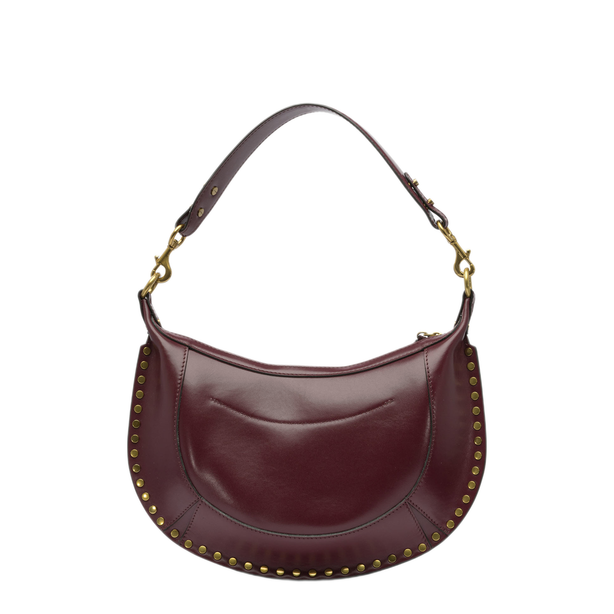 Naoko Medium Calfskin Shoulder Bag - Burgundy