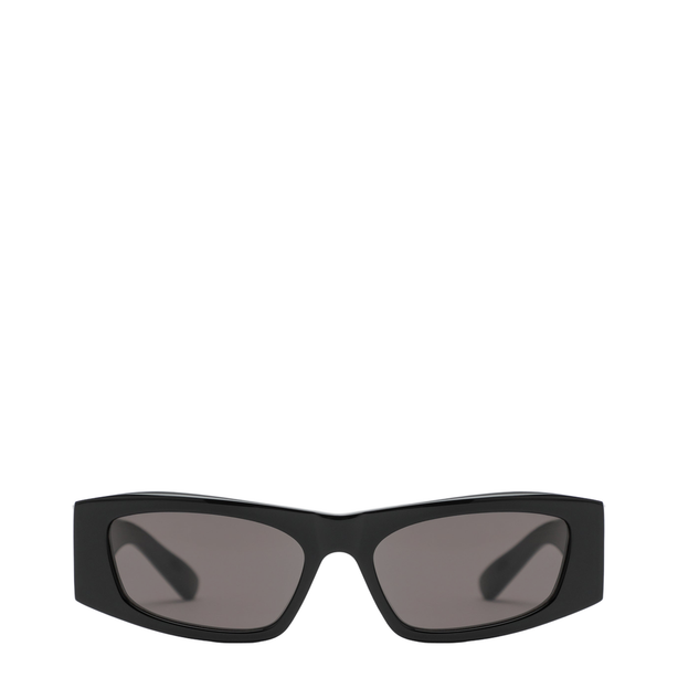Nano Rectangular Black Sunglasses