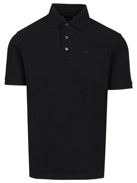 Emporio Armani Short Sleeve Polo Shirt - Blue