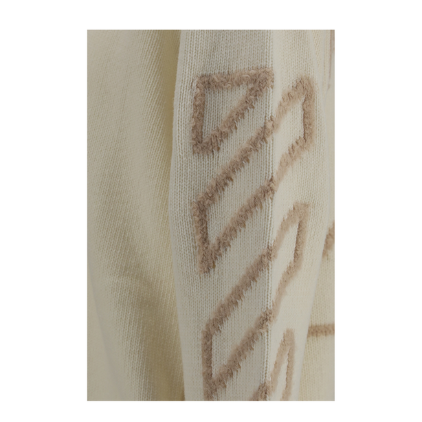 Arrow Fuzzy Crewneck Sweater