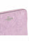 Coach Corner Zip Wristlet In Signature Leather With Heart Charm - Violet