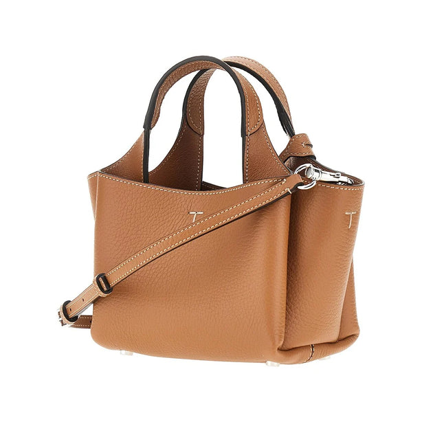 TODS Grained leather mini shopping bag