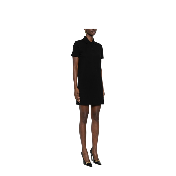 Saint Laurent Cassandre Cotton Piqué Dress