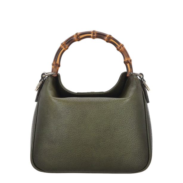 Diana Small Shoulder Bag in Gradient Green Leather