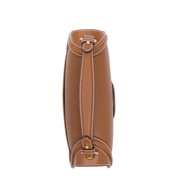 Blondie Large Calf Leather Handbag - Brown