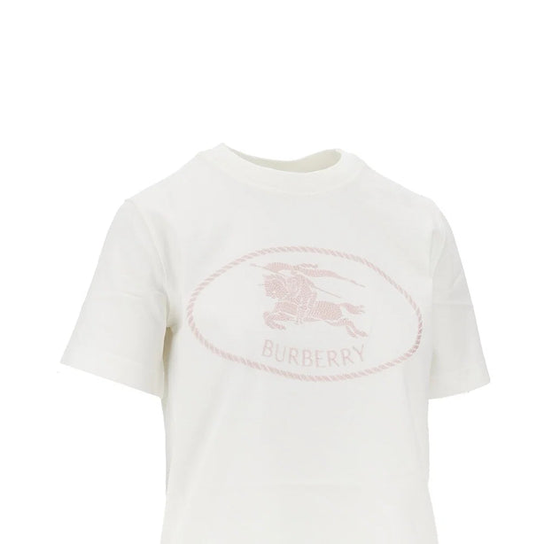 BURBERRY Knight Stamp embroidery T-shirt