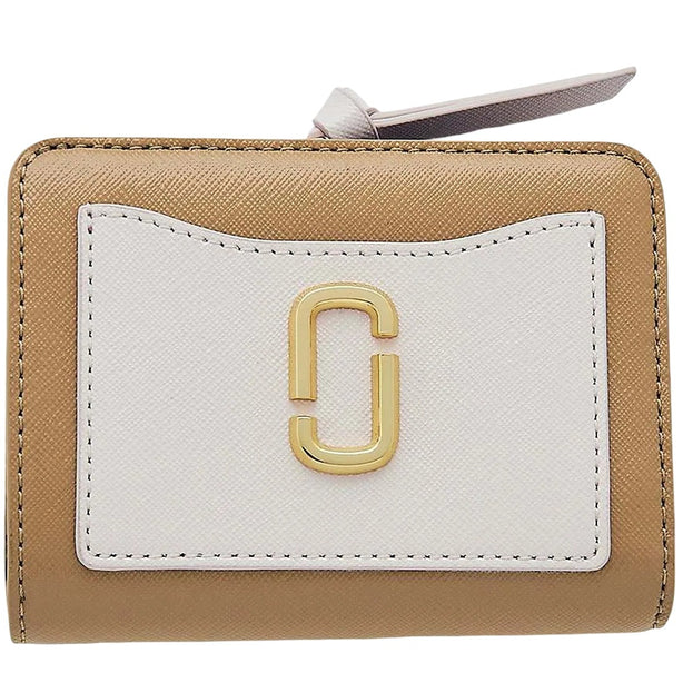 Marc Jacobs The Utility Snapshot Mini Compact Wallet - Camel Multi 2F3SMP062S07