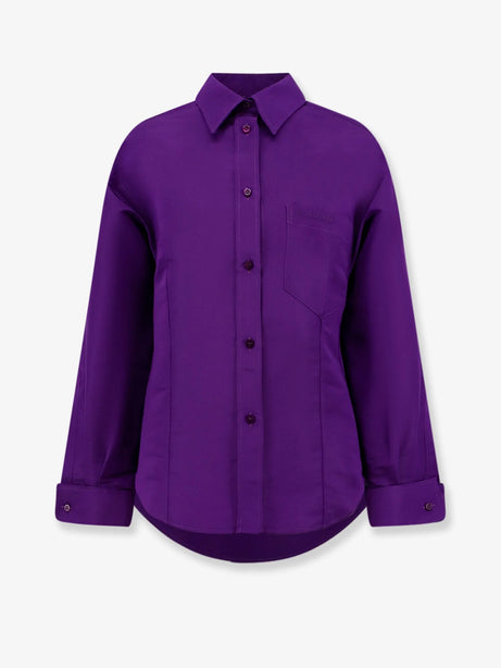 Balenciaga Silk shantung shirt - Purple