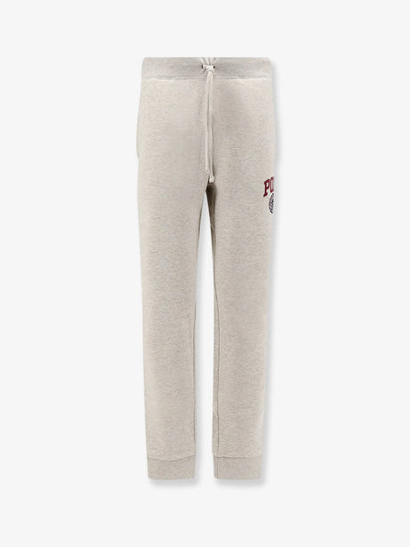 Polo Ralph Lauren Cotton blend jogging trousers with side logo print - Ltsportheather