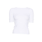 White Crew Neck Short Sleeve T Shirt
