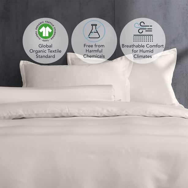 Pure Organic Cotton Bed Sheet Set Heritage Collection by Robinsons