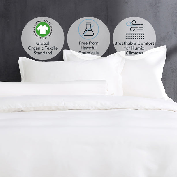 Pure Organic Cotton Bed Sheet Set Heritage Collection by Robinsons