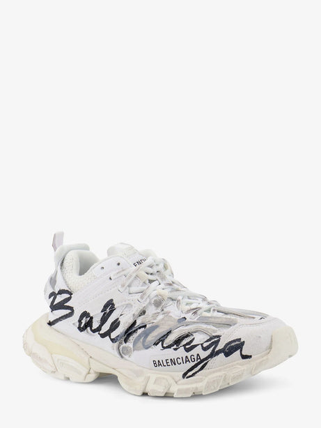 Balenciaga Track Signature sneakers with side logo print - Whiteblack