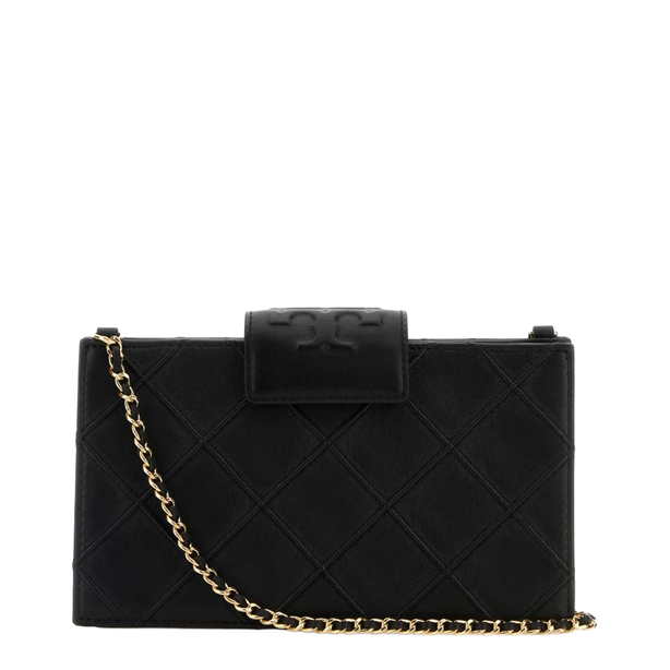 Fleming Mini Leather Crossbody - Black