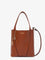 Chloe' Chloé Spin leather crossbody bag - Blushy Brown