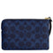 Coach Corner Zip Wristlet In Signature Canvas - Navy CEY93