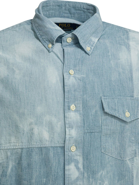 Polo Ralph Lauren Tie-dye classic-fit casual shirt - Blue