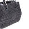 EMPORIO ARMANI Woven raffia small MyEA Bag