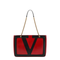 Viva Superstar Medium Nappa Leather Shopping Bag - Red/Black
