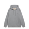 Mélange Gray Hoodie With Vlogo Embroidery