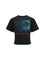 Balenciaga Vintage Holiday cropped T-shirt - Black